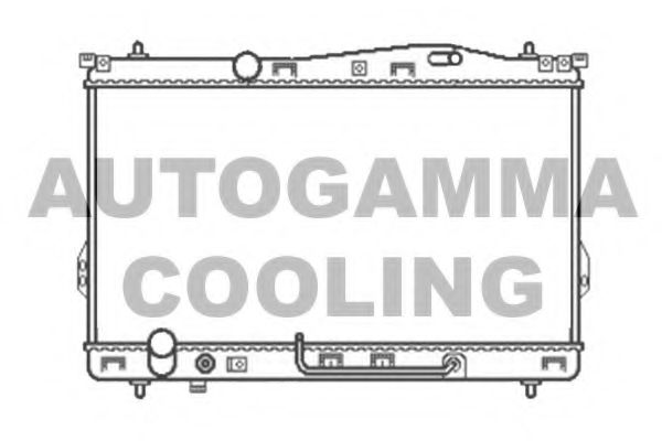 104068 AUTOGAMMA Radiator, engine cooling