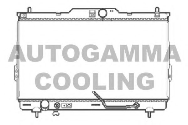 104074 AUTOGAMMA Radiator, engine cooling