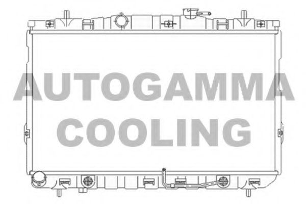 104077 AUTOGAMMA Radiator, engine cooling