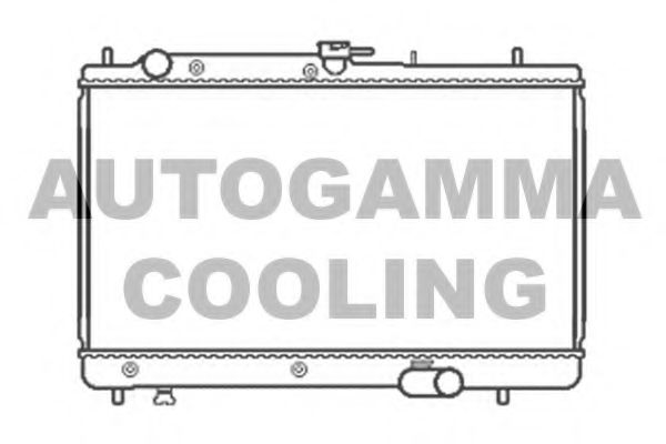 104107 AUTOGAMMA Radiator, engine cooling