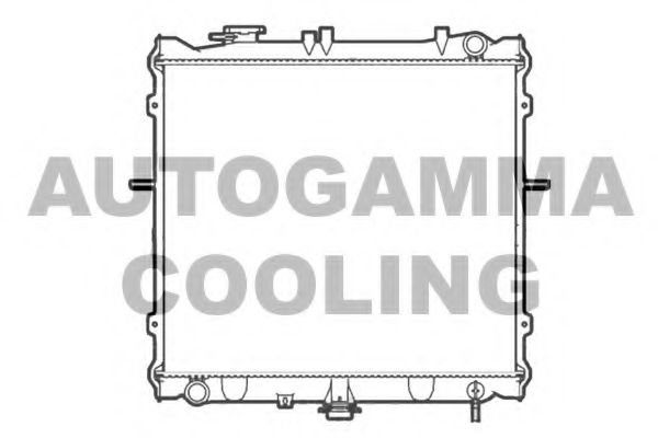 104119 AUTOGAMMA Cooling System Radiator, engine cooling