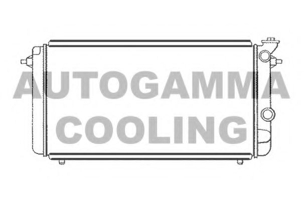 104123 AUTOGAMMA Radiator, engine cooling