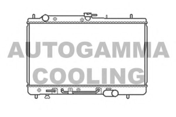 104153 AUTOGAMMA Cooling System Radiator, engine cooling