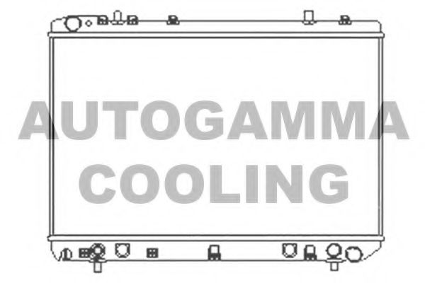 104159 AUTOGAMMA Radiator, engine cooling