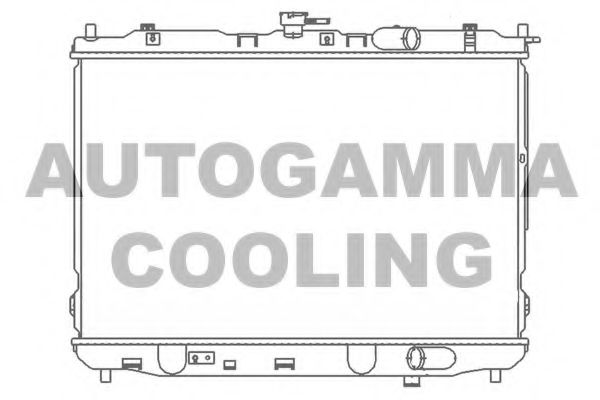 104173 AUTOGAMMA Cooling System Radiator, engine cooling