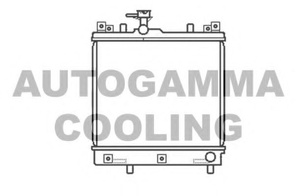104190 AUTOGAMMA Radiator, engine cooling