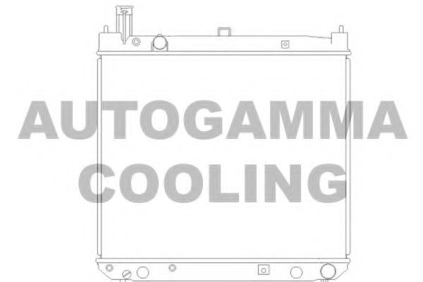 104195 AUTOGAMMA Radiator, engine cooling