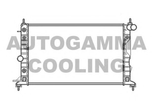 104316 AUTOGAMMA Radiator, engine cooling