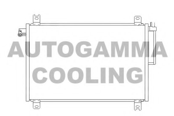 104444 AUTOGAMMA Condenser, air conditioning