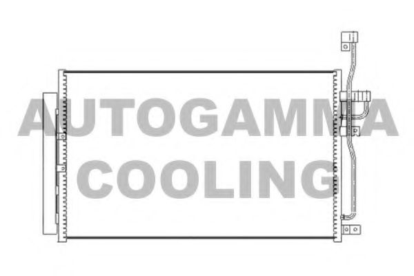 104449 AUTOGAMMA Kondensator, Klimaanlage