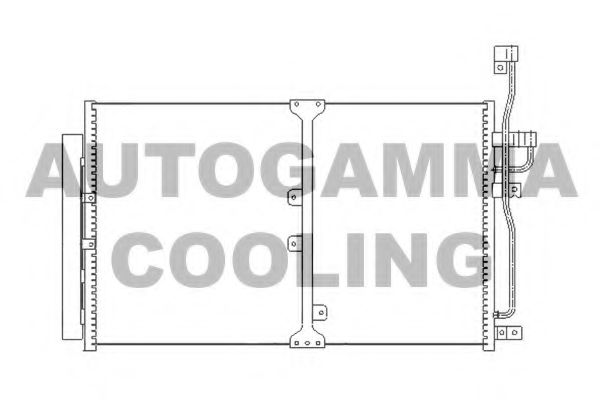 104450 AUTOGAMMA Condenser, air conditioning
