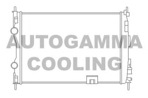 104531 AUTOGAMMA Radiator, engine cooling