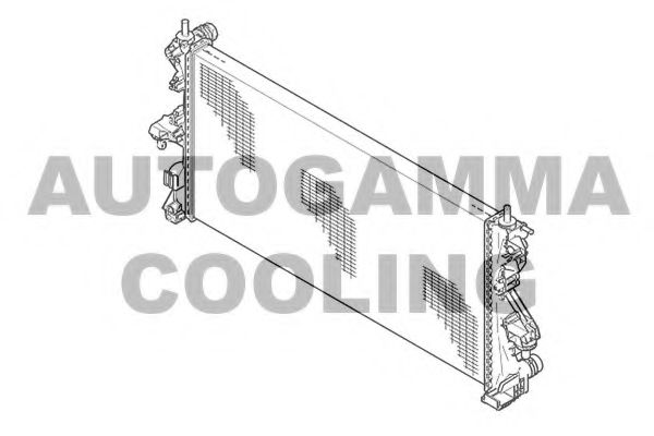 104592 AUTOGAMMA Cooling System Radiator, engine cooling