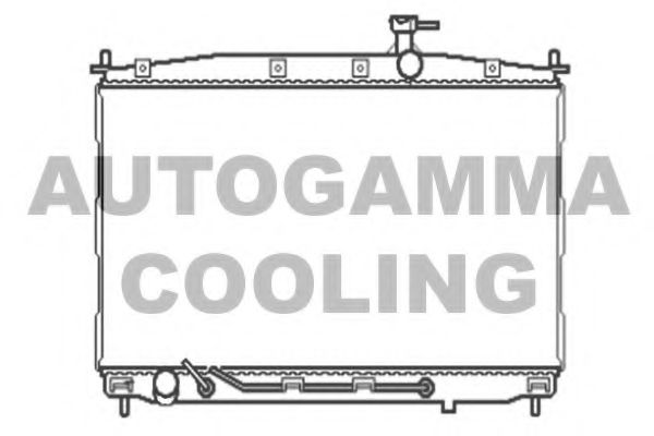 104644 AUTOGAMMA Radiator, engine cooling