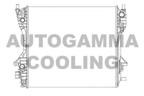 104650 AUTOGAMMA Radiator, engine cooling