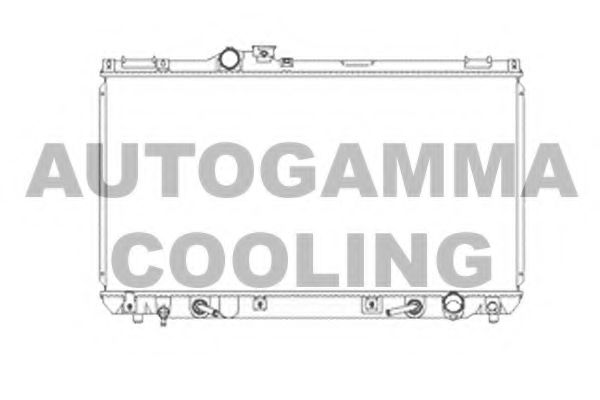 104671 AUTOGAMMA Radiator, engine cooling
