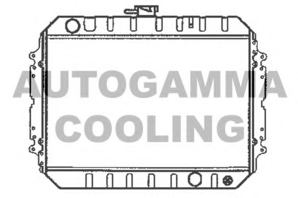 104697 AUTOGAMMA Radiator, engine cooling