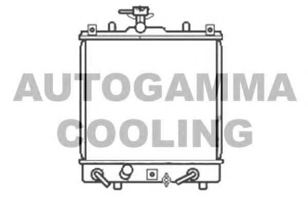 104700 AUTOGAMMA Radiator, engine cooling