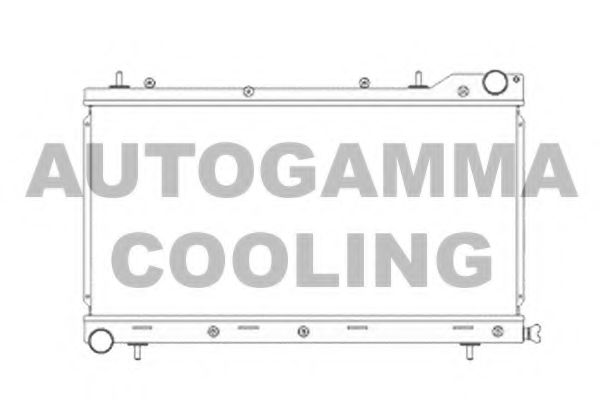 104704 AUTOGAMMA Radiator, engine cooling