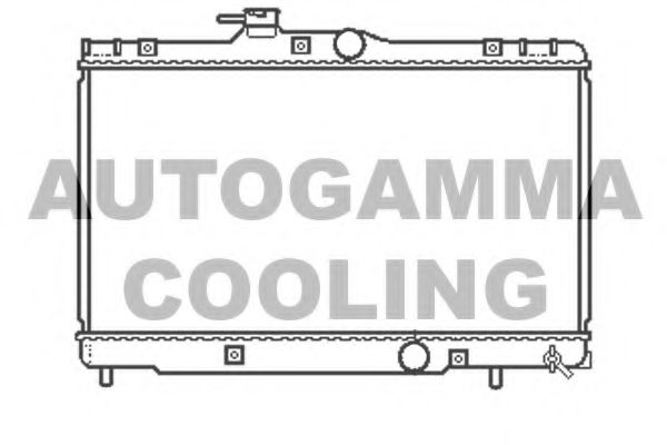 104721 AUTOGAMMA Radiator, engine cooling