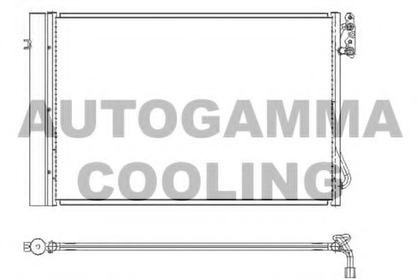 104775 AUTOGAMMA Condenser, air conditioning