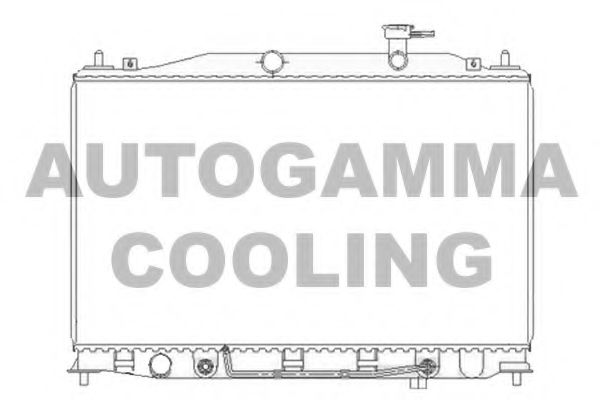 104827 AUTOGAMMA Radiator, engine cooling