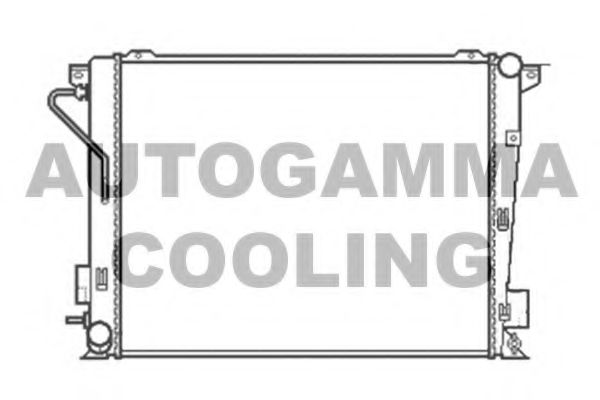 104832 AUTOGAMMA Radiator, engine cooling
