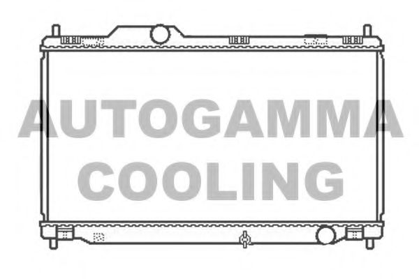 104849 AUTOGAMMA Cooling System Radiator, engine cooling