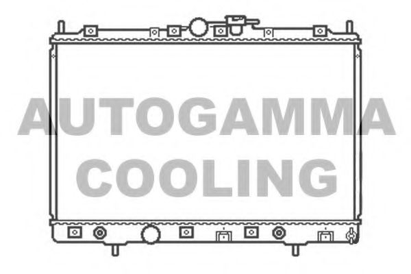 104855 AUTOGAMMA Cooling System Radiator, engine cooling