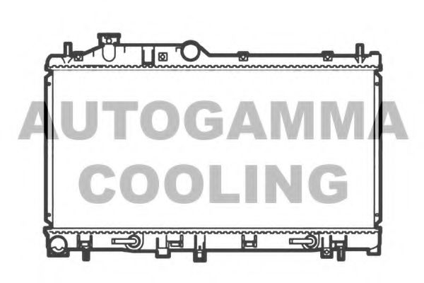 104867 AUTOGAMMA Radiator, engine cooling
