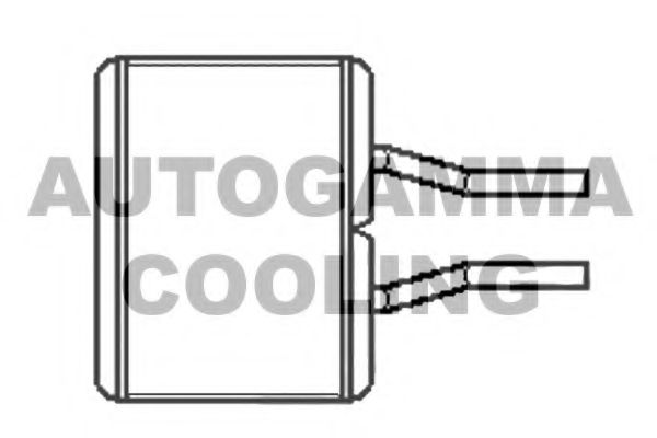 104879 AUTOGAMMA Heat Exchanger, interior heating