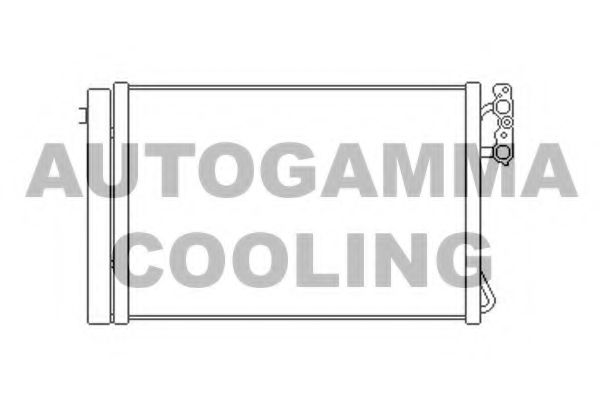 104895 AUTOGAMMA Condenser, air conditioning