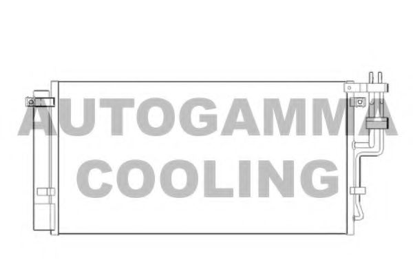 104907 AUTOGAMMA Condenser, air conditioning