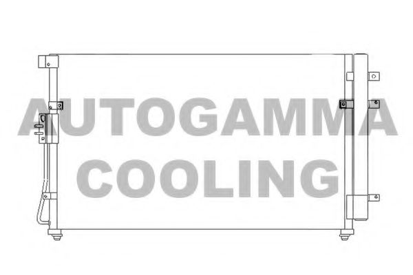 104909 AUTOGAMMA Condenser, air conditioning