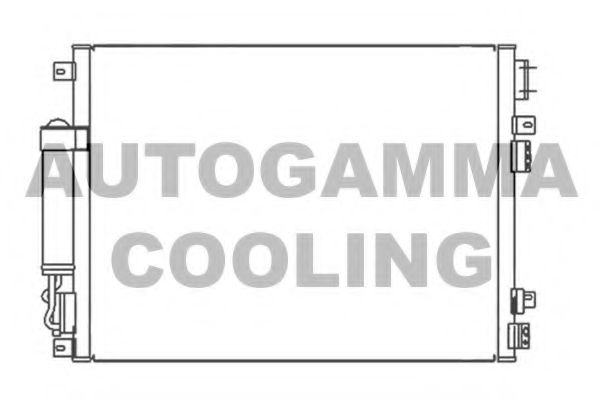 104947 AUTOGAMMA Condenser, air conditioning