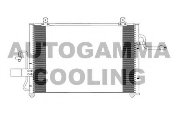104976 AUTOGAMMA Condenser, air conditioning