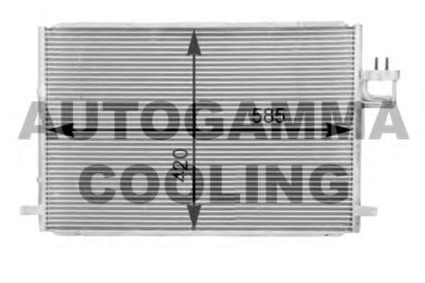 104996 AUTOGAMMA Condenser, air conditioning