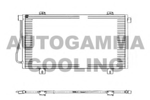 105023 AUTOGAMMA Cooling System Radiator, engine cooling