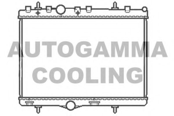 105040 AUTOGAMMA Radiator, engine cooling