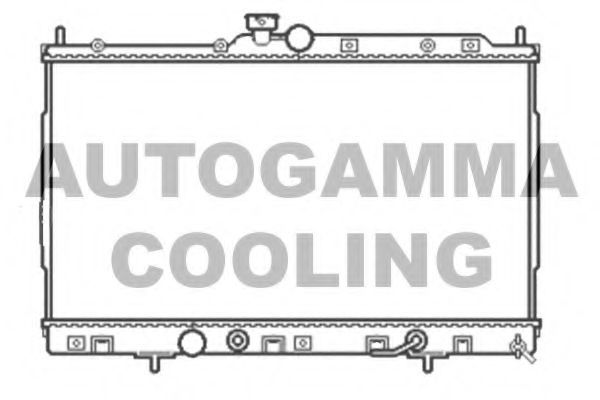 105052 AUTOGAMMA Radiator, engine cooling