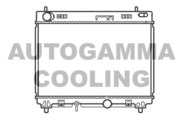 105061 AUTOGAMMA Cooling System Radiator, engine cooling