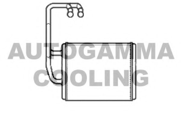 105063 AUTOGAMMA Heat Exchanger, interior heating