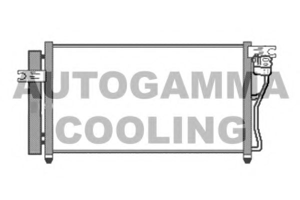 105073 AUTOGAMMA Condenser, air conditioning