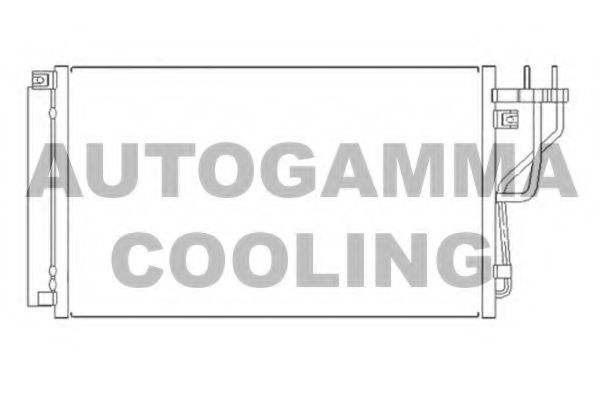 105077 AUTOGAMMA Condenser, air conditioning