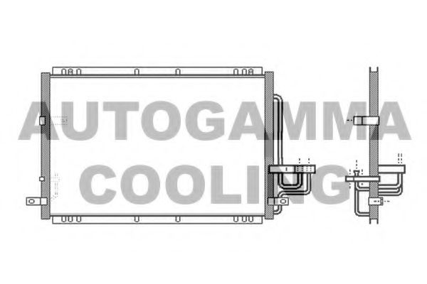 105081 AUTOGAMMA Condenser, air conditioning
