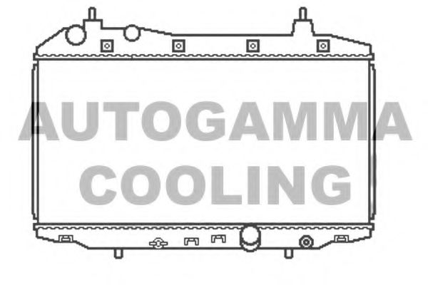 105106 AUTOGAMMA Cooling System Radiator, engine cooling