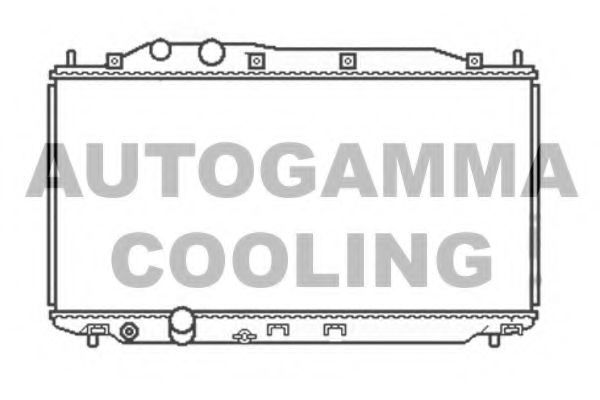 105107 AUTOGAMMA Cooling System Radiator, engine cooling