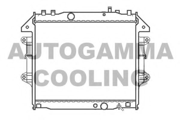 105113 AUTOGAMMA Cooling System Radiator, engine cooling