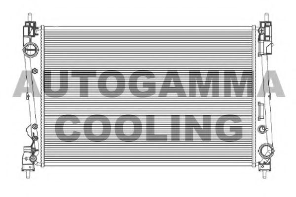 105120 AUTOGAMMA Kühler, Motorkühlung
