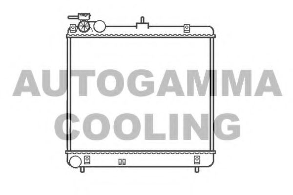 105127 AUTOGAMMA Radiator, engine cooling
